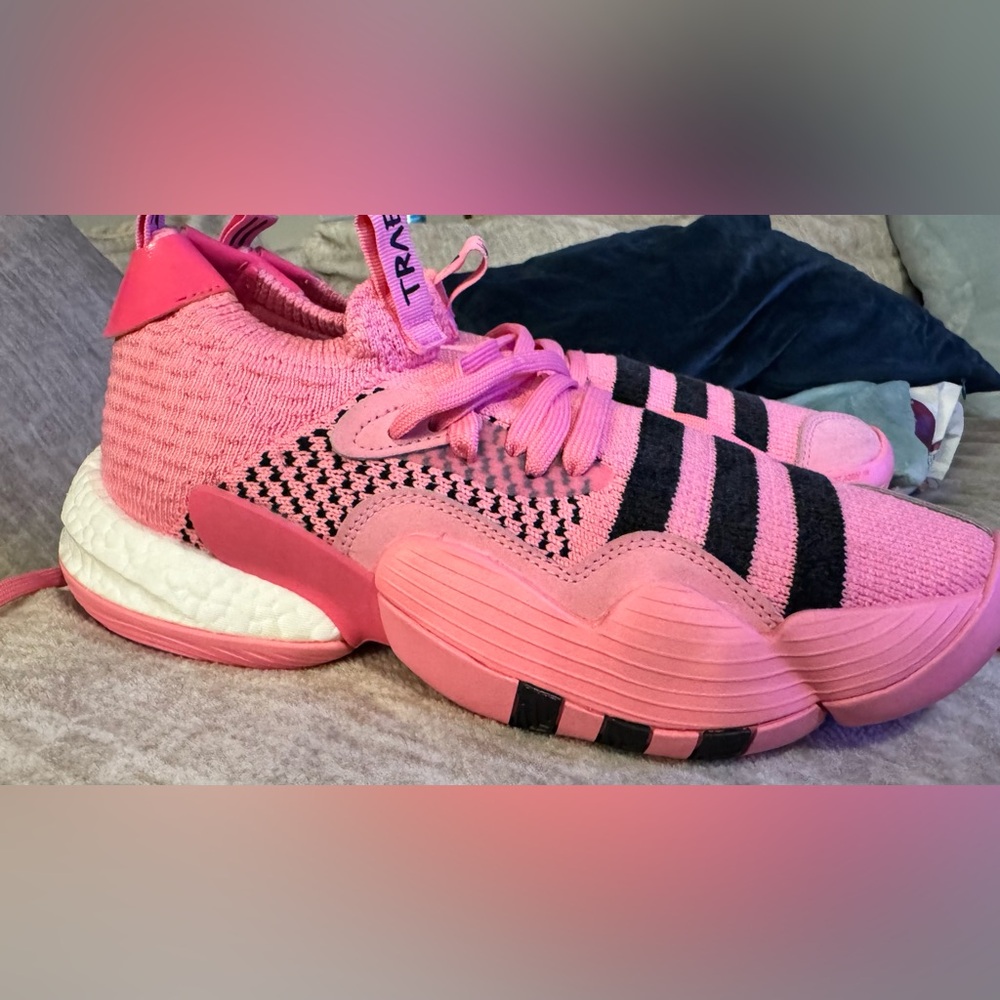 adidas Pink and Black Men's Athletic Shoes